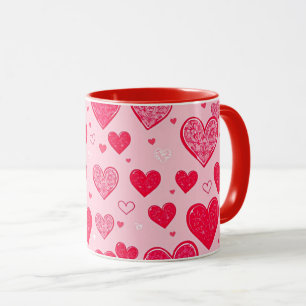 Valentine Love-Valentine Hearts Mug