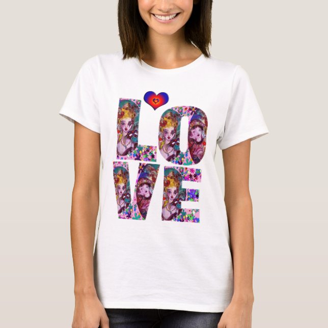 VALENTINE LOVE  VENETIAN MASQUERADE T-Shirt (Front)