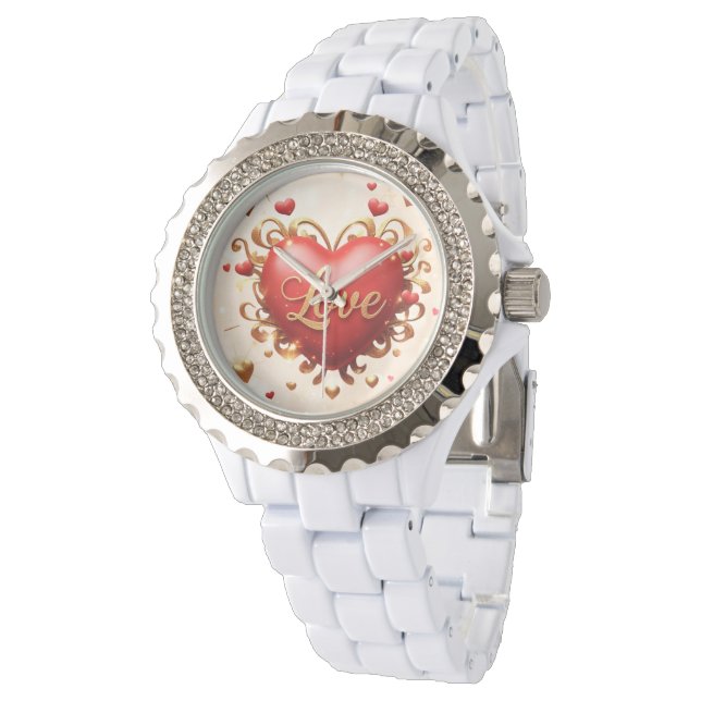 "Valentine Love" Watch (Angled)