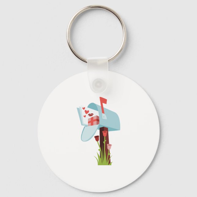 Valentine Mailbox Key Ring (Front)