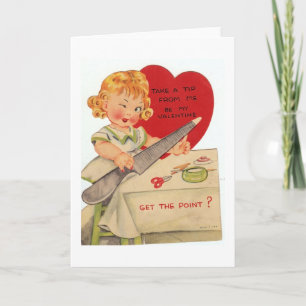 Valentine Manicure Holiday Card