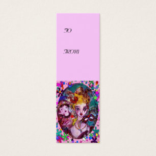 VALENTINE MASQUERADE MASKS ,CONFETTI,pink purple
