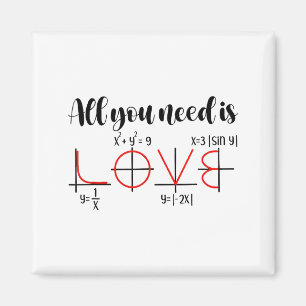 Valentine Math Humor For Teachers Students  Magnet