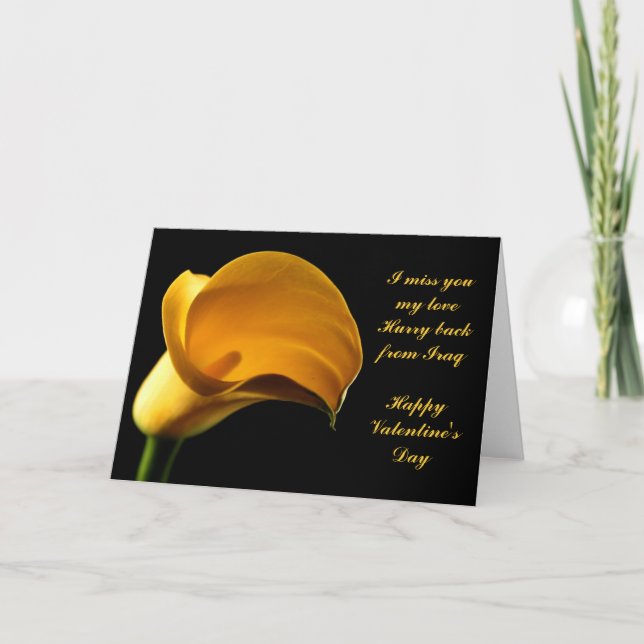 Valentine Message Holiday Card (Front)