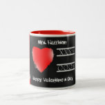 Valentine Mug for Teacher<br><div class="desc">Valentine Mug for Teacher. This fun chalkboard design will add the perfect touch for your favourite teacher. Fill it with candy, flowers or coffee. You can choose the font and the colour of text easily on the text templates. If you like what you see, but don’t see what you need,...</div>