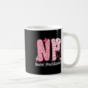 Valentine Np Nurse Practitioner Coquette Leopard P Coffee Mug