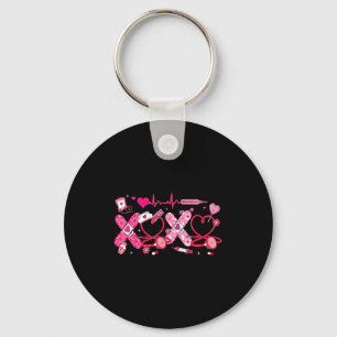 Valentine Nurse Xoxo Stethoscope Rn Pct Cna Nursin Key Ring