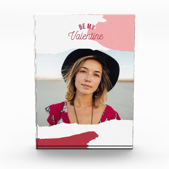 Valentine Paint Splash Photo Block (Front)