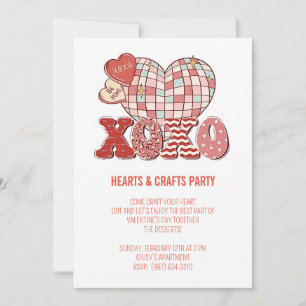 valentine party invitation xoxo