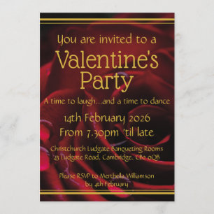 VALENTINE PARTY Scripture Christian Celebration Invitation