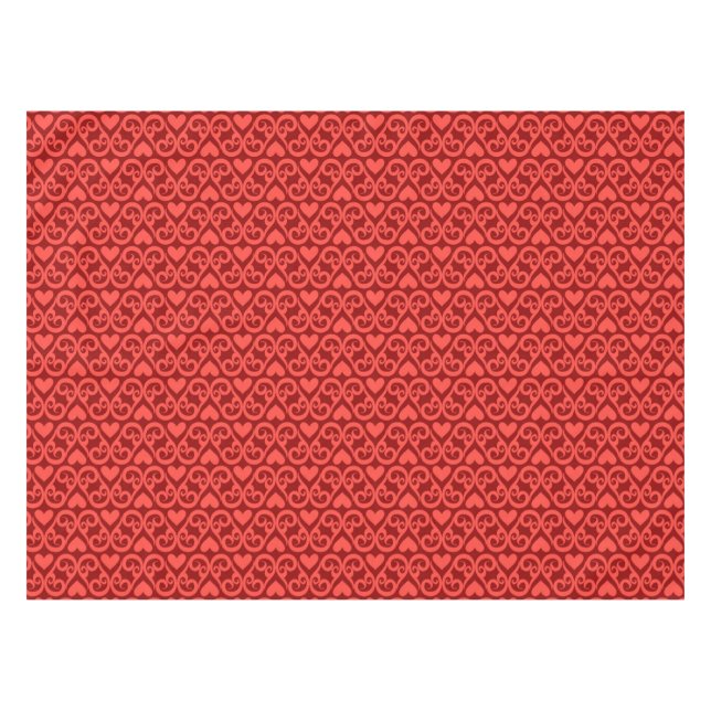 Valentine Pattern 2 Tablecloth (Front (Horizontal))