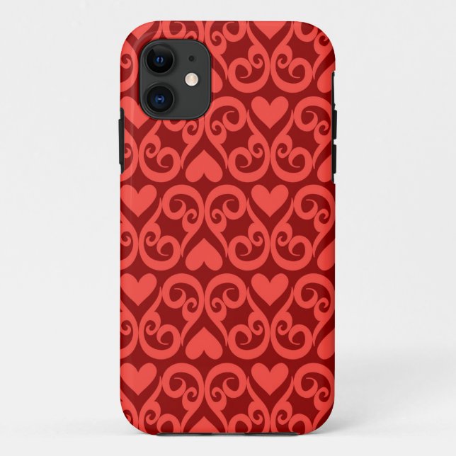Valentine Pattern Case-Mate iPhone Case (Back)