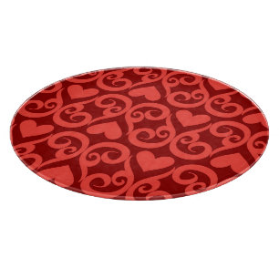 Valentine Pattern Cutting Board