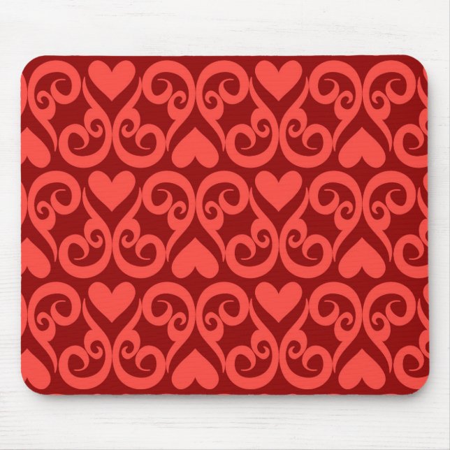 Valentine Pattern Mouse Pad (Front)