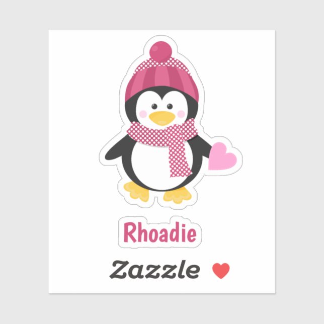 Valentine Penguin (Sheet)
