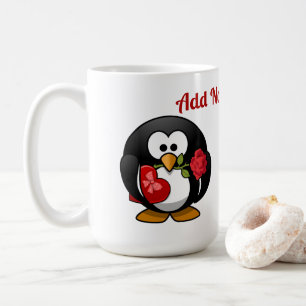 Valentine Penguin Coffee Mug