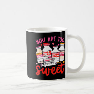 Valentine Pharmacist Diabetic Nurse Insulin Diabet Coffee Mug