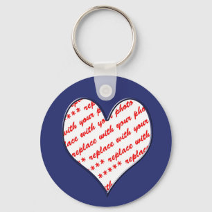 Valentine Photo Frame Key Ring