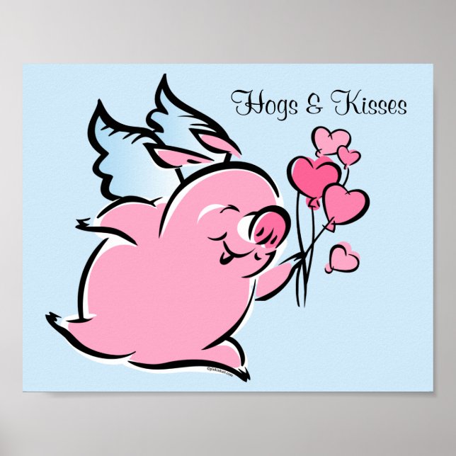 Valentine Pig Poster (Front)