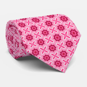 Valentine Pink and White Tie