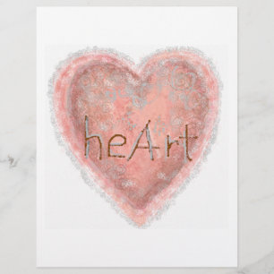 Valentine Pink Heart Flyer