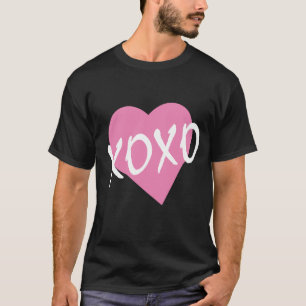 Valentine Pink Heart XOXO T-Shirt