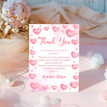 Valentine Pink Sweetheart Birthday Photo