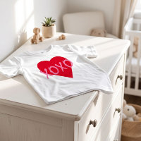Valentine Pink XOXO Hugs Kisses Red Heart