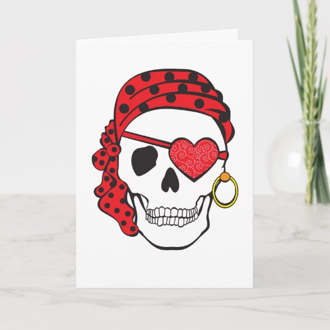 Valentine Pirate Card (Front)