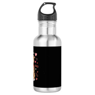 Valentine Pitbull Dog XOXO Love Design 532 Ml Water Bottle