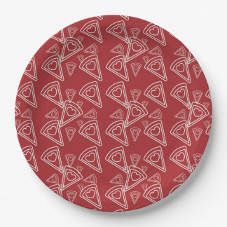 Valentine Pizza Party paper goods Plate