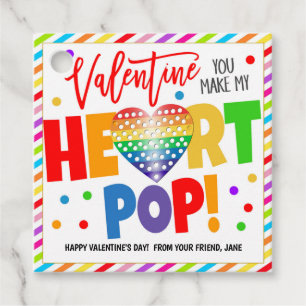 Valentine Pop It Gift Tags