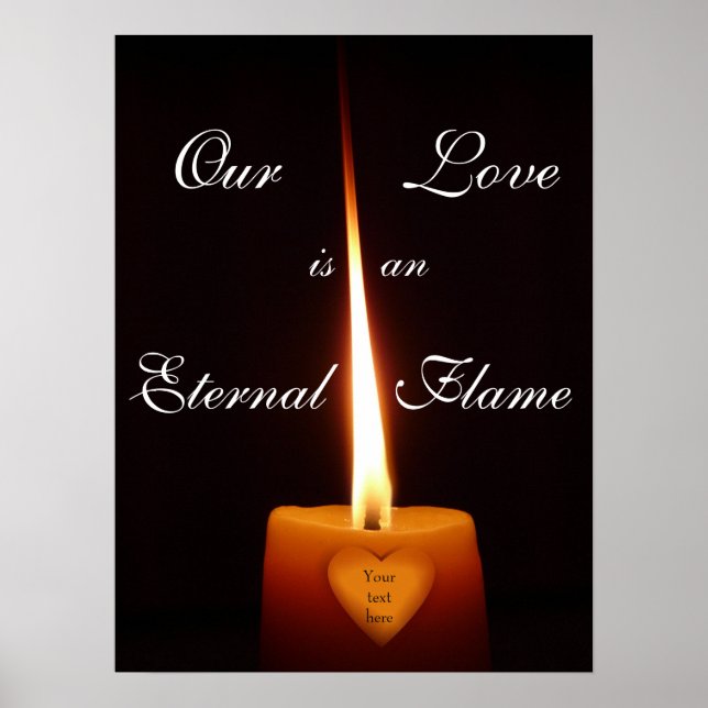 Valentine Poster - Eternal Flame (Front)
