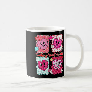 Valentine Preppy Teaching Sweet Hearts Teachers Me Coffee Mug