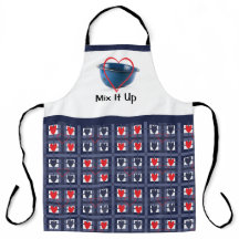 Valentine Print Apron