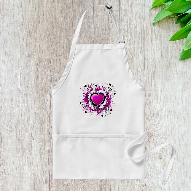 Valentine Purple Heart Standard Apron (Creator Uploaded)