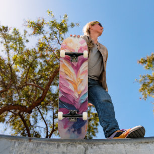 Valentine Radiant Love Heart Splash Skateboard