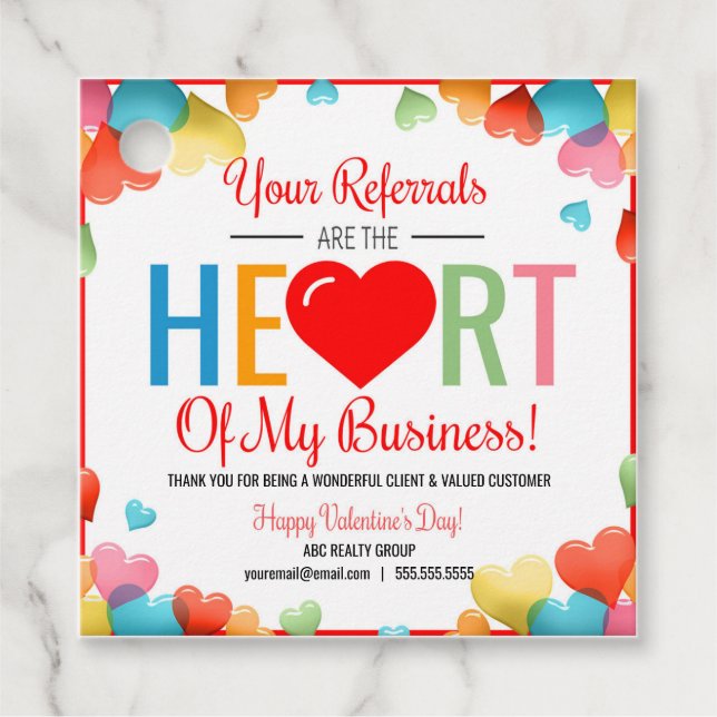 Valentine Realtor Tag (Front)