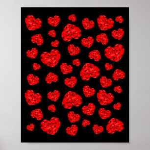 Valentine Red Heart  Poster