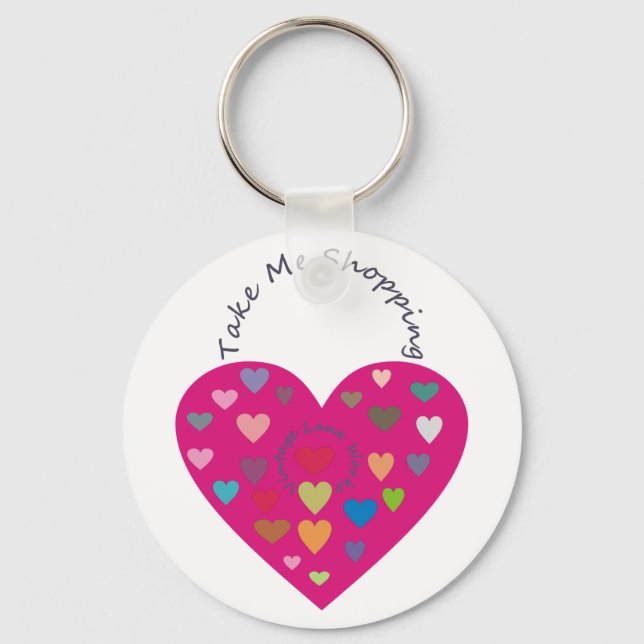 Valentine Red Purse Key Ring (Front)