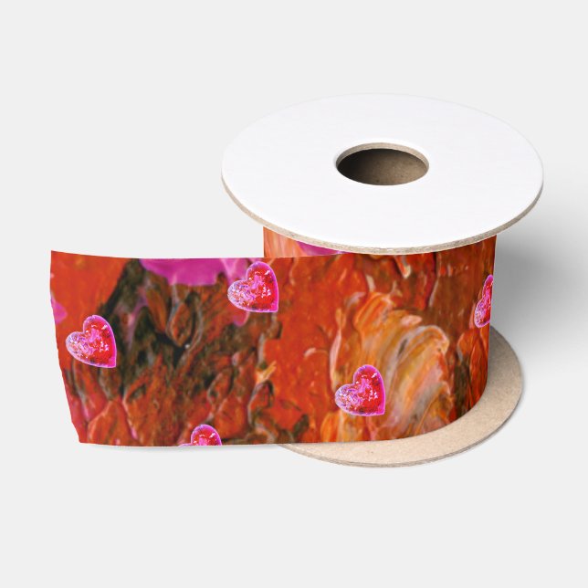 Valentine Reds  Satin Ribbon (Spool)