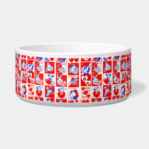 Valentine Retro Love Hugs Cute Pattern