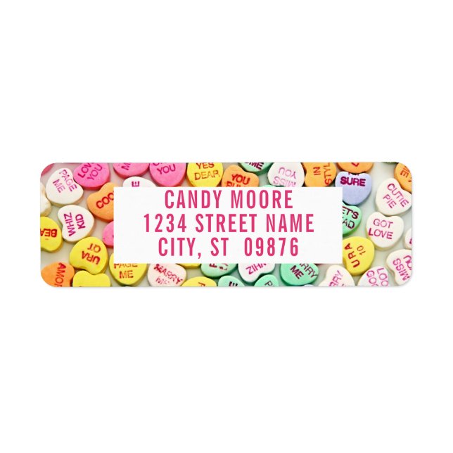 Valentine Return Address Label (Front)
