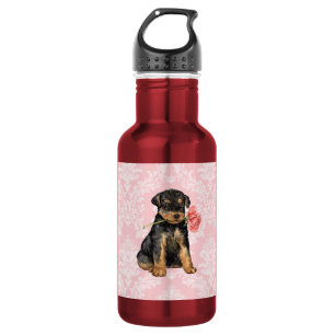 Valentine Rose Airedale 532 Ml Water Bottle