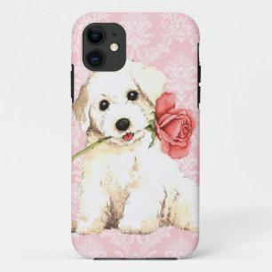 Valentine Rose Bichon iPhone 11 Case