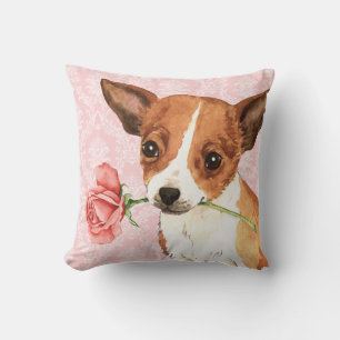 Valentine Rose Chihuahua Cushion