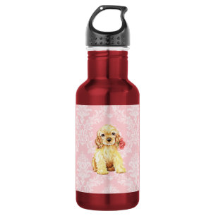 Valentine Rose Cocker 532 Ml Water Bottle
