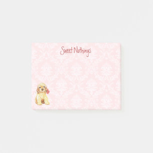 Valentine Rose Cocker Spaniel Post-it Notes