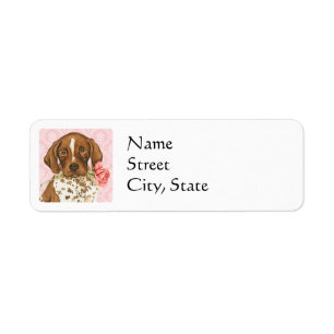 Valentine Rose GSP Return Address Label