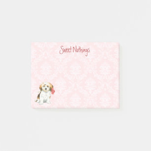 Valentine Rose Havanese Post-it Notes